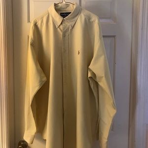 Yellow Ralph Lauren classic button up.